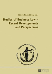 Studies of Business Law - Recent Developments and Perspectives