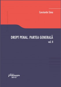 Drept penal. Partea generala. Vol. II - Sima