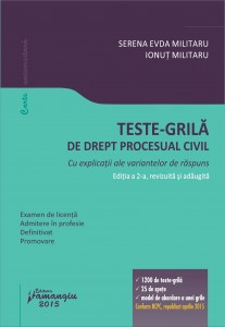 Teste-grila de drept procesual civil - Militaru ed.2