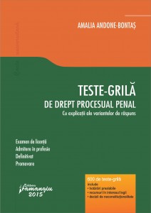 Teste-grila de drept procesual penal - Bontas