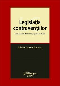 Legislatia contraventiilor - Dinescu